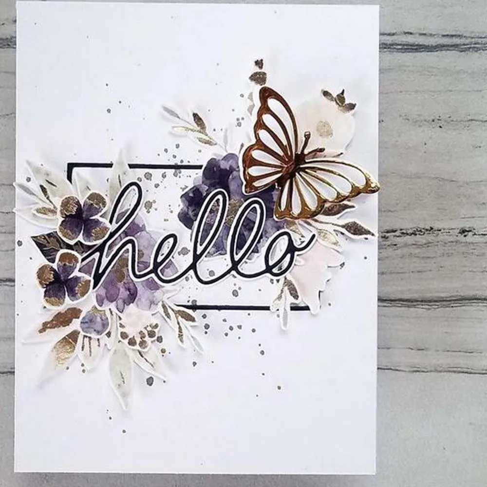 Butterfly Metal Cutting Dies Stencils For DIY Scrapbooking Decorative Embossing Handcraft Die Template
