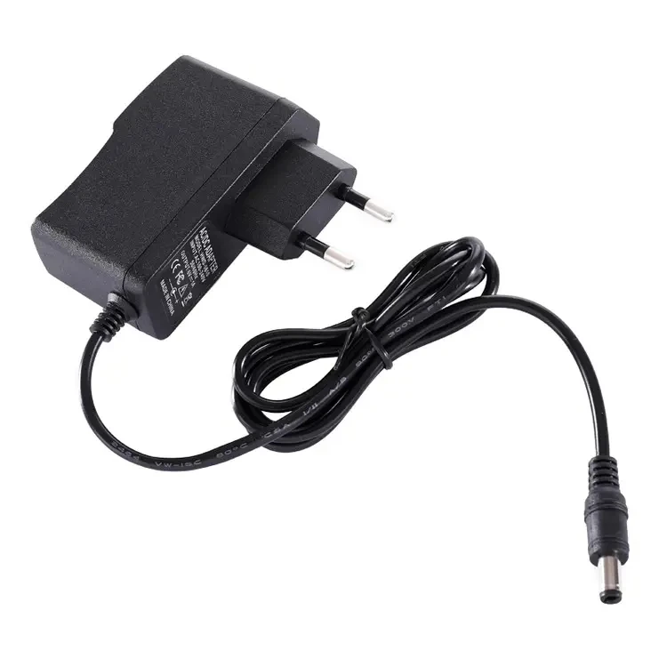Euro Plug 5V 2A AC/DC Switching Power Supply Adapter with DC Plugs (5V2A)