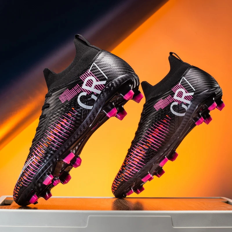 

Новые мужские и женские футбольные бутсы с твердым грунтом, уличные профессиональные футбольные бутсы, легкие спортивные кроссовки, ботинки для регби