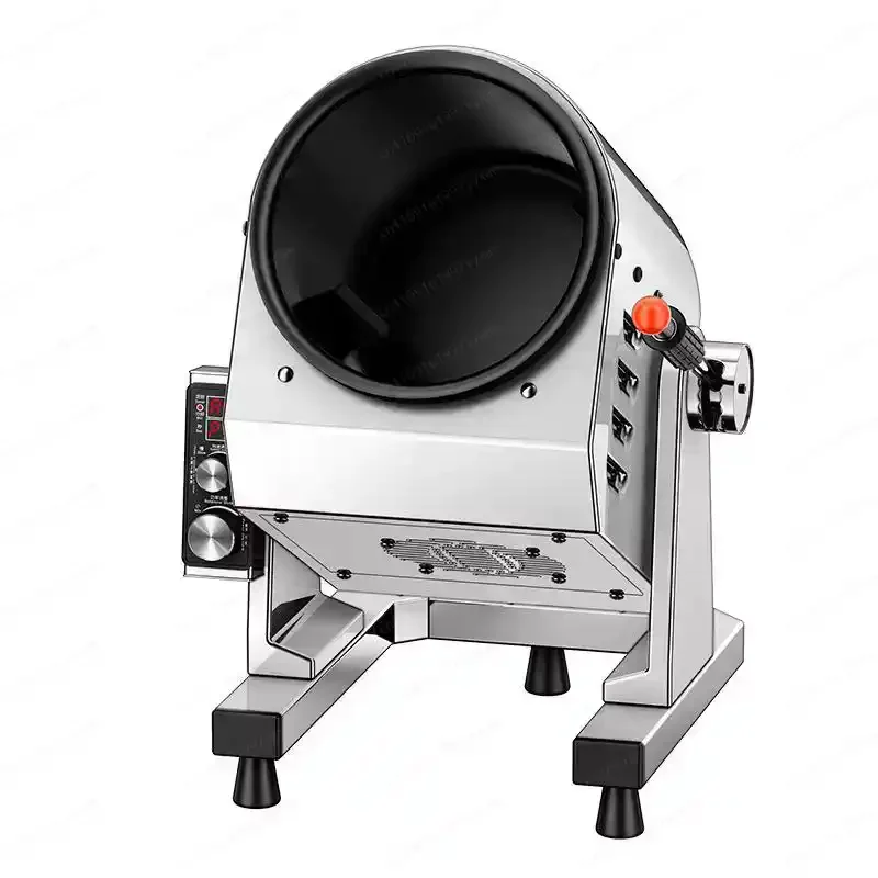 

Автоматический кухонный робот высокой мощности 3500 Вт, вращающийся вок для домашней кухни