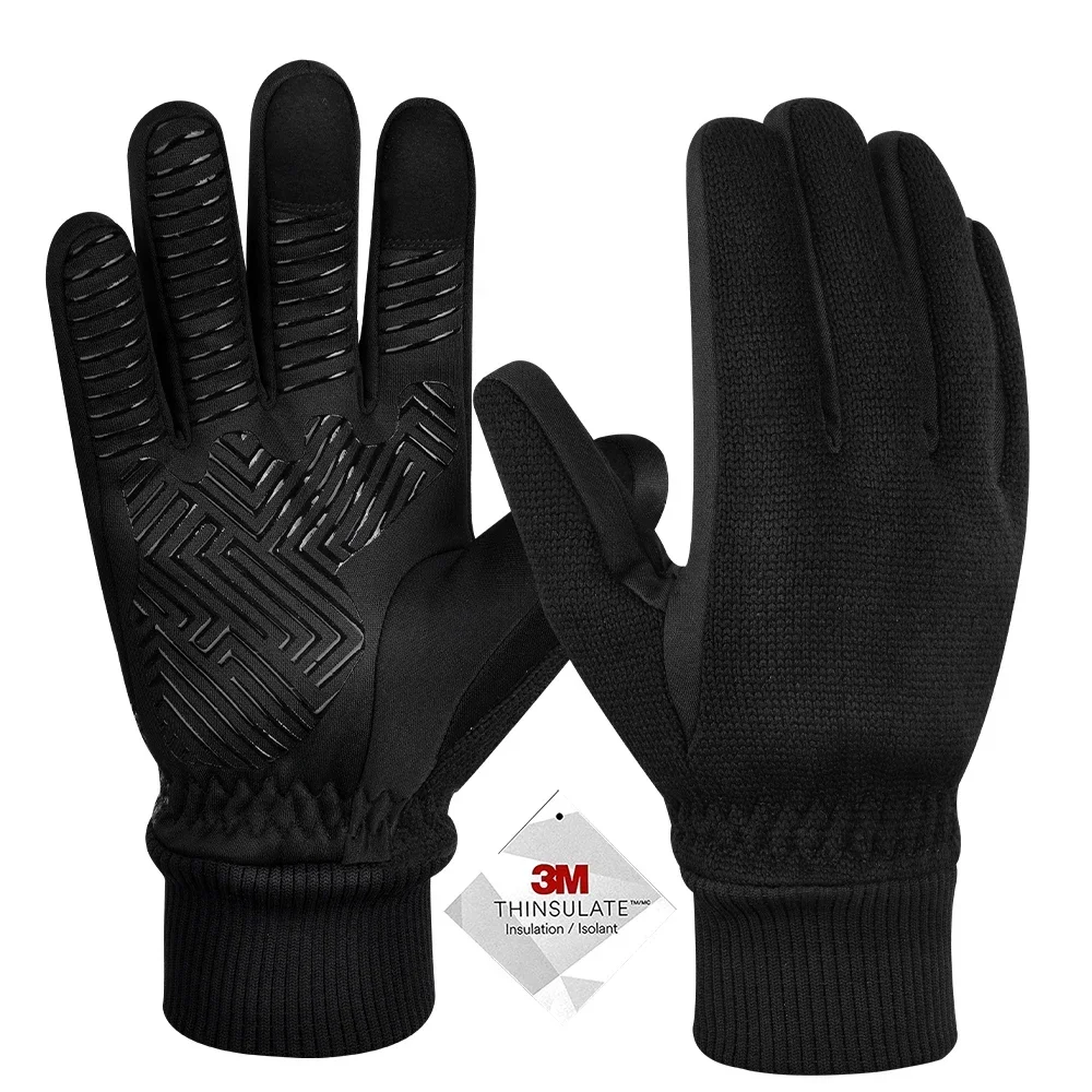 Winter Glove -10℃ 3M Thinsulate Thermal Gloves Coldproof Warm Running Gloves Touchscreen Road Bike Cycling Glove for Men Women