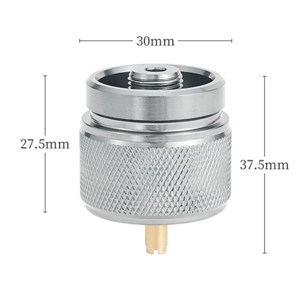 Outdoor Camping Hiking Stove Burner Adaptor Split Furnace Converter Connector Auto-off Gas Cartridge Tank Cylinder Accessories