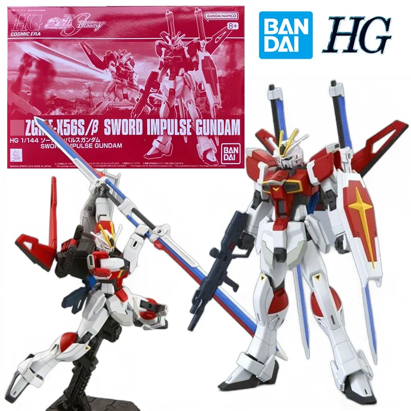 Bandai PB HG 1/144 Sword Impulse Gundam 14Cm Gundam Seed Anime Original Action Figure Assemble Model Kit Toy Gift Collection