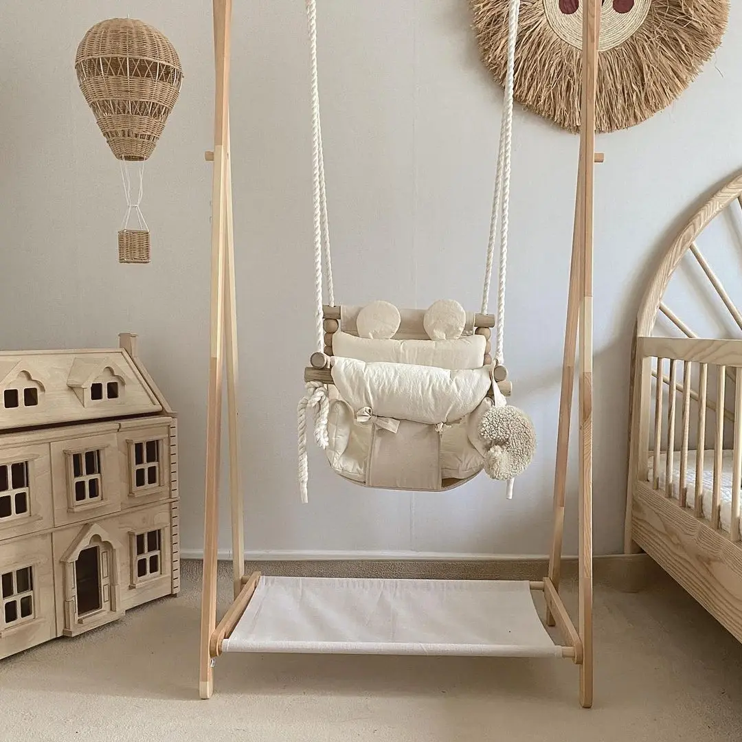 

JOYLOVE Baby Swing Style Infant Household Indoor Hanging Chair Small Hanging Basket Swing Cloth Rocking Chair Children Swing