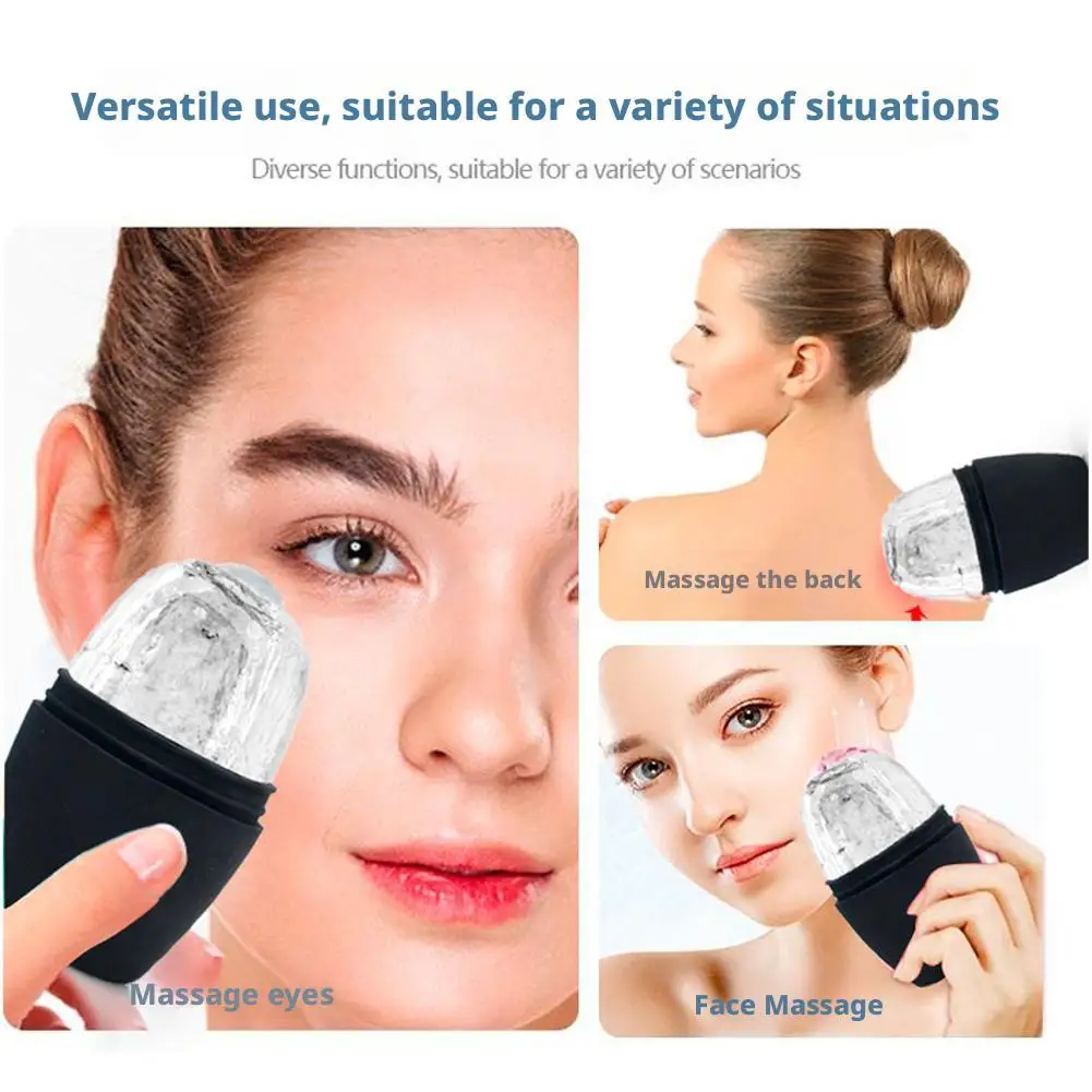 Ice Grid Schoonheidsapparaat Koeling Verstevigende Huidapplicator Siliconen Ice Mold Roller Gezicht Ogen Massage Gezichtsverzorging Tool