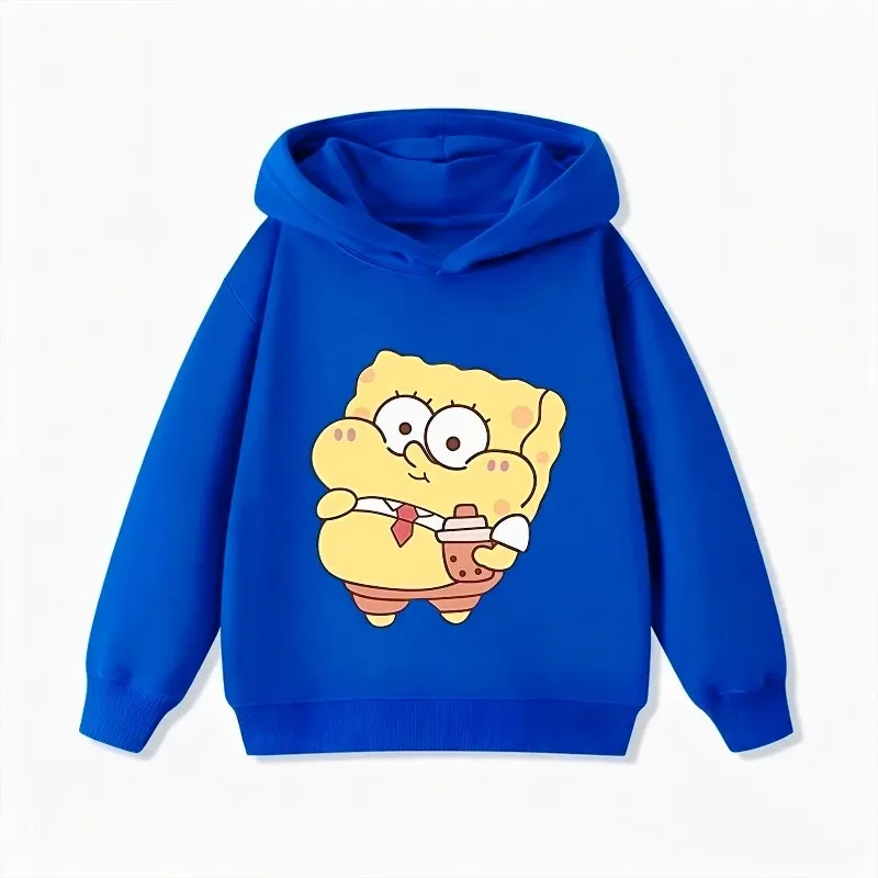 

Милые и необычные детские любимые квадратные штаны «Губка Боб», повседневная осенне-зимняя многофункциональная теплая одежда