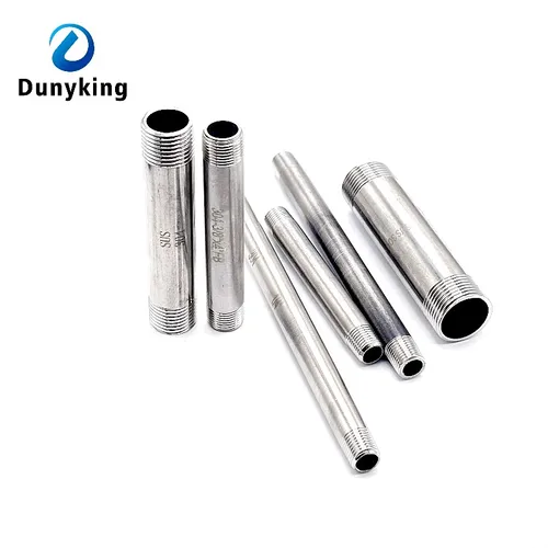 Imagen 2 del producto BSP rosca macho boquilla larga 1/8 ""1/4"" 3/8 ""1/2"" 3/4 ""1"" 304 adaptador de conector de instalación de tubería de acero inoxidable