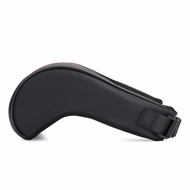 Memory Foam Car Neck Pillow PU Leather Car Headrest Neck Support Pillows Vehicle Neck Cushion Car Interior Accessories