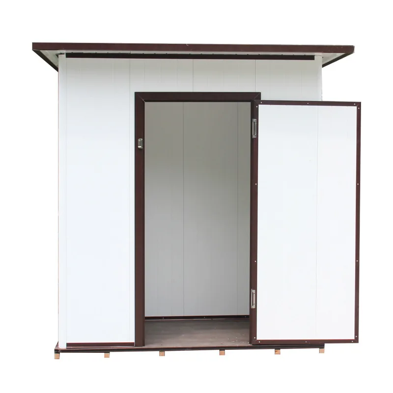 6.9X6.4FT Outdoor Storage Shed, All Weather Metal Sheds with Lockable Doors, Tool Shed for Garden, Patio, Backyard, White