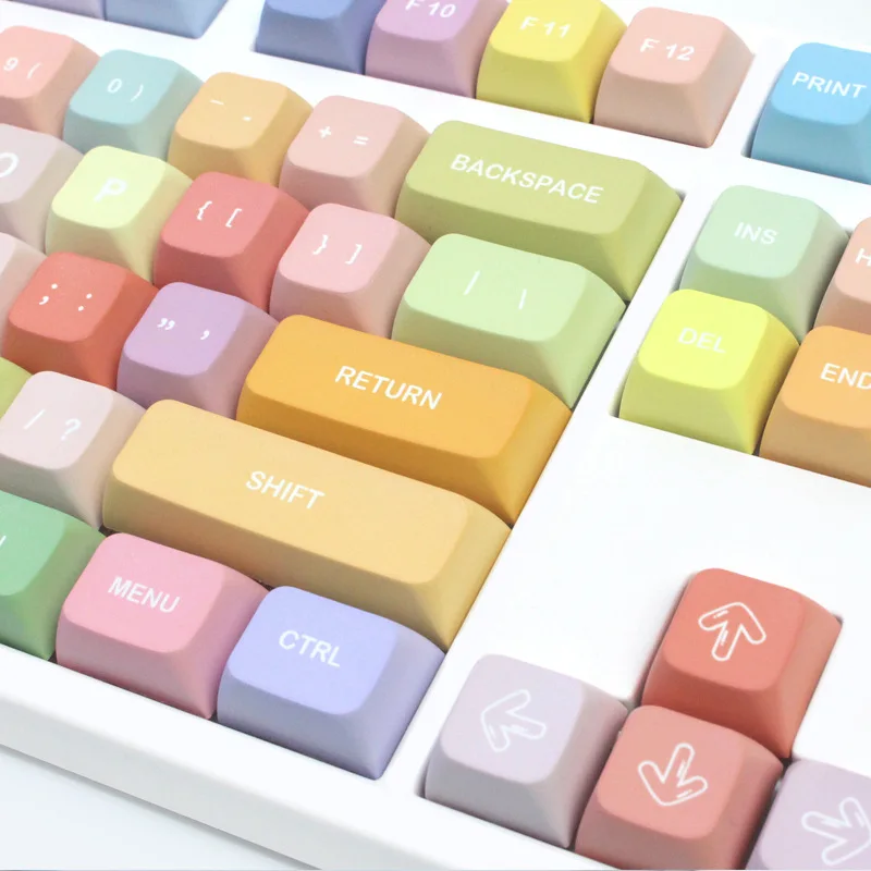 Keycaps Bear Gummy XDA untuk Keyboard Mekanis, Keycaps Kustom PBT Pewarna