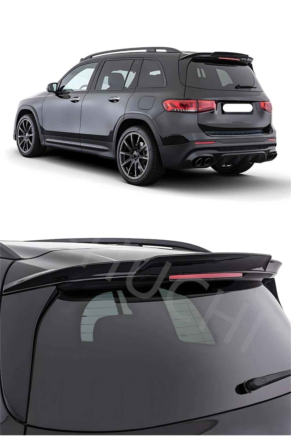 Rear Bumper Car Spoiler Body Kit For Mercedes Benz GLB 2020-2024 X247 GLB180 GLB200 GLB220 GLB250 GLB35 AMG LINE