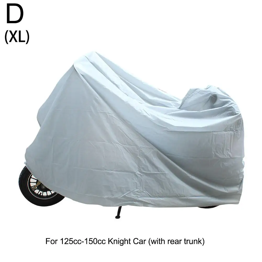 Motorcycle Clothing PEVA Single Layer Rainproof Sunscreen S/M/L/XL Outdoor Rain Dust UV Proof Protection Cover Accessories