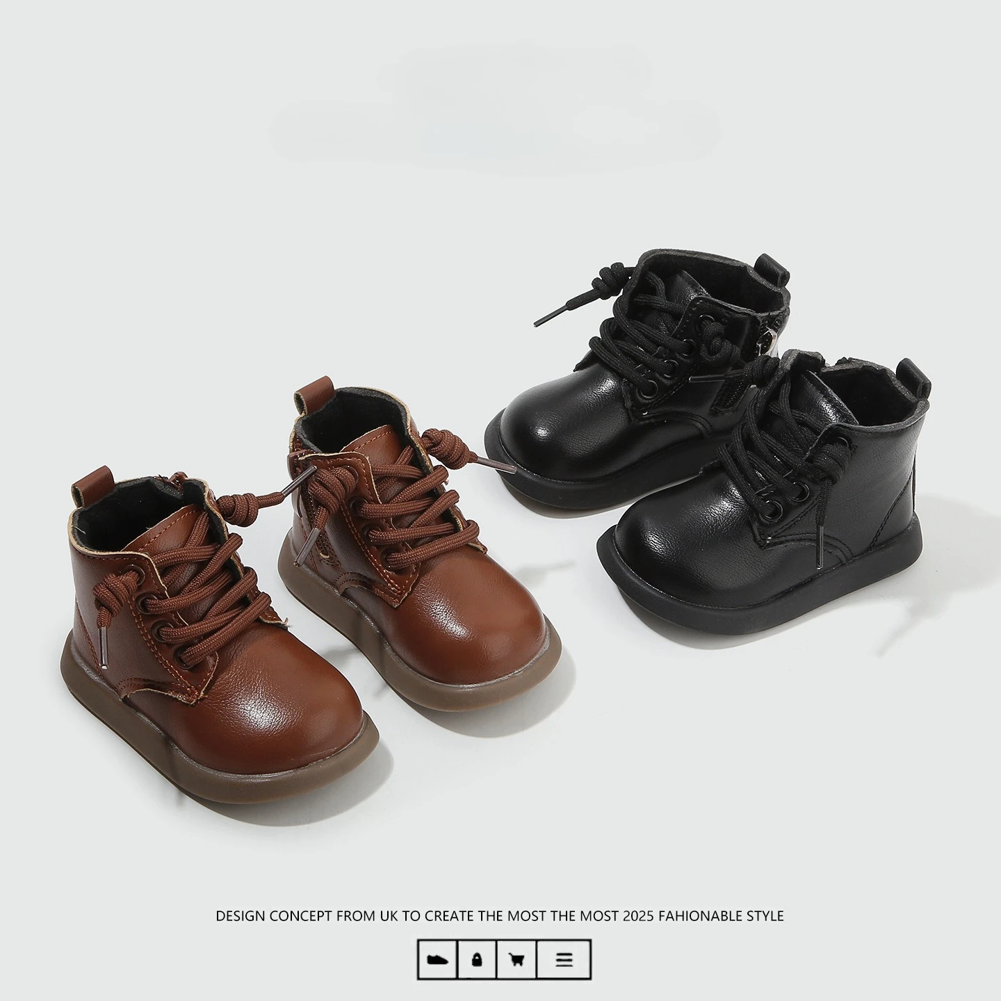 

Botas Niña Brand Girl Boot 2025 Autumn New Children Boots Soft Sole Girl Shoes Classic Child Ankle Boots Versatile Children Shoe