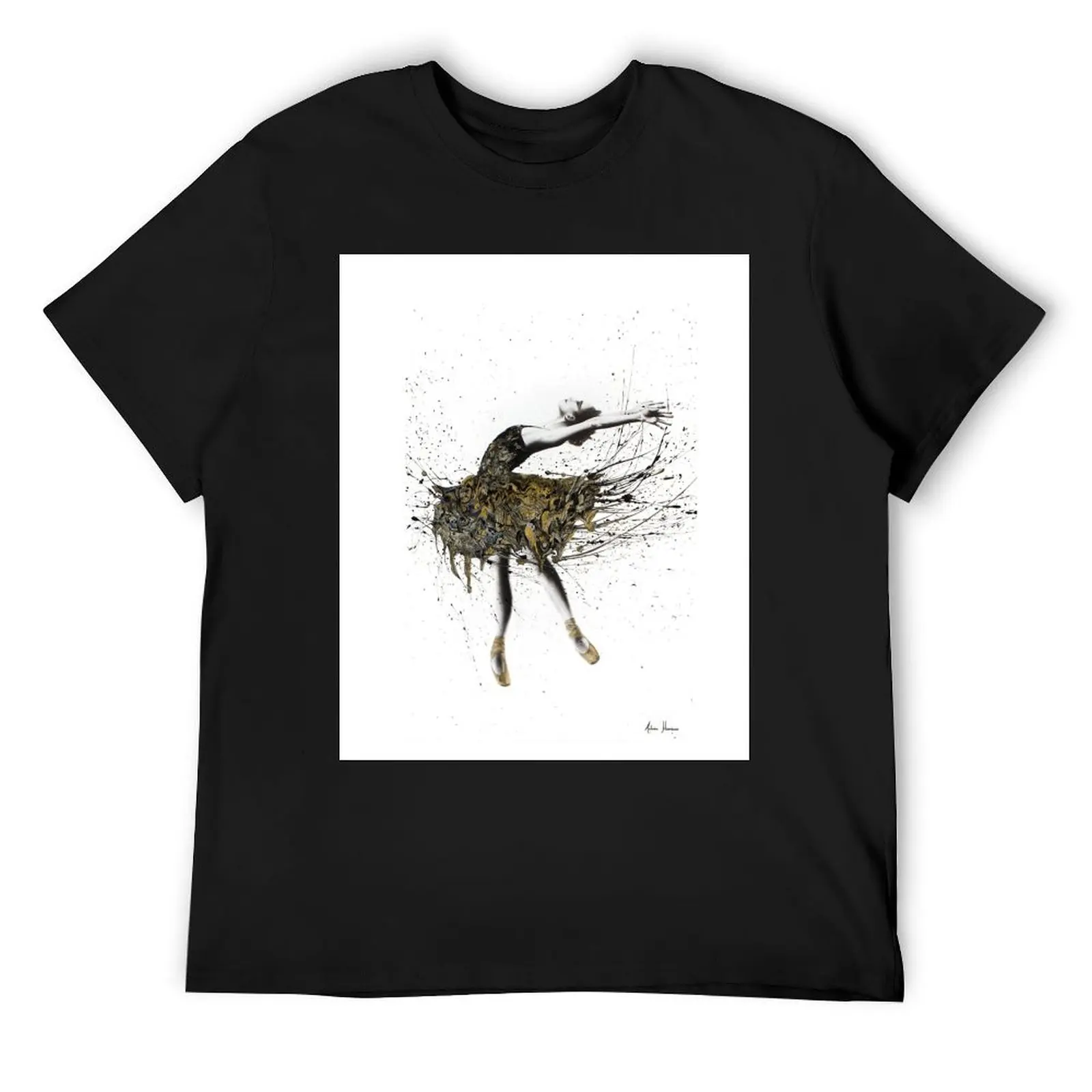 Black Swan Night T-Shirt customs design your own sweat vintage t shirts Men's t-shirt