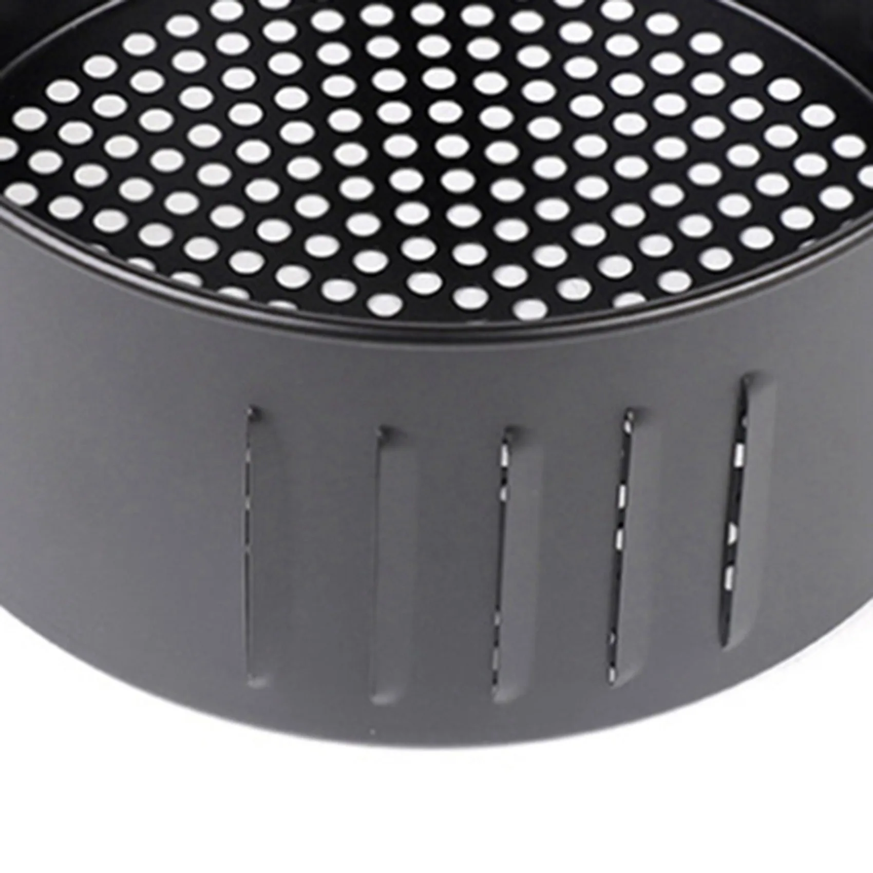 CKFAM-2X Air Fryer Replacement Basket, Non Stick Sturdy Roasting Cooking Stainless Steel Baking Tray For All Air Fryer Oven