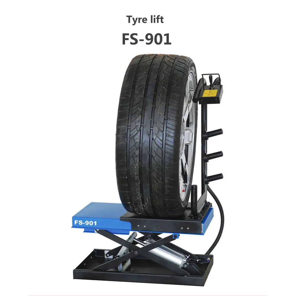 FS-901 48cm Universal Tire Lift Pneumatic Tire Handling Tools Trolley Balancer Car Tire Removal Tool