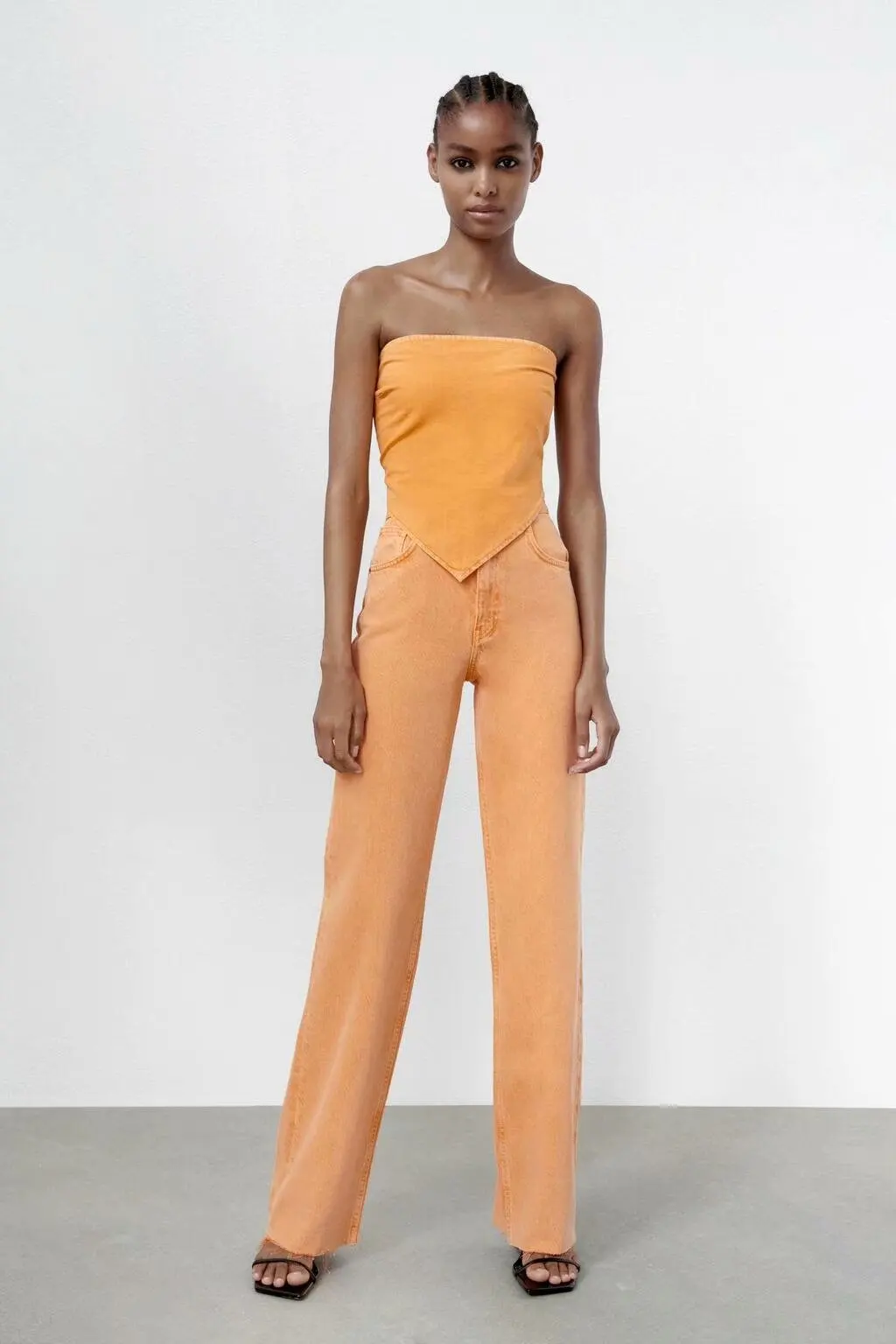 

High Waist Wide Leg Casual Commuter Women's Jeans Spring New Sle Water Waed Summer Collection Denim Pants Long Trousers