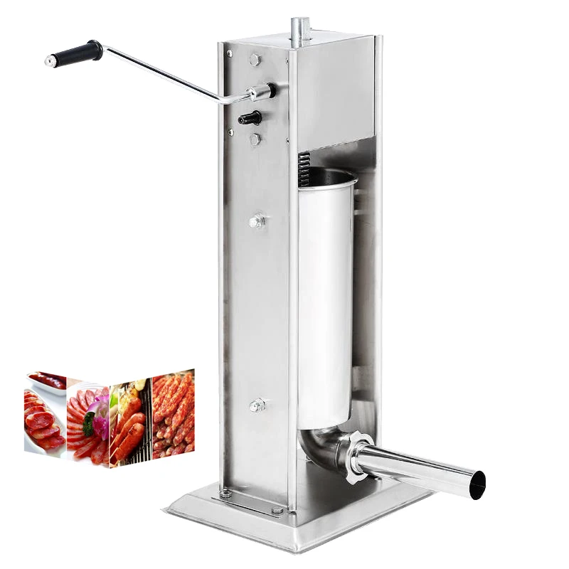 

5L/7L/10L/15L Pneumatic Vertical Sausage Enema Equipment Kitchen Manual Hydraulic Stuffer Sausage Filling Machine