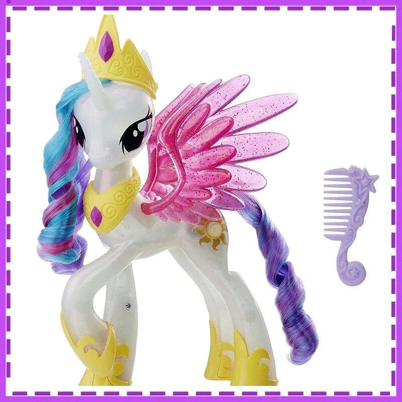 Hasbro Anime My Little Pony The Movie Princess Celestia Twilight Sparkle Gifts for Children Genuine Action Figure Model Toys