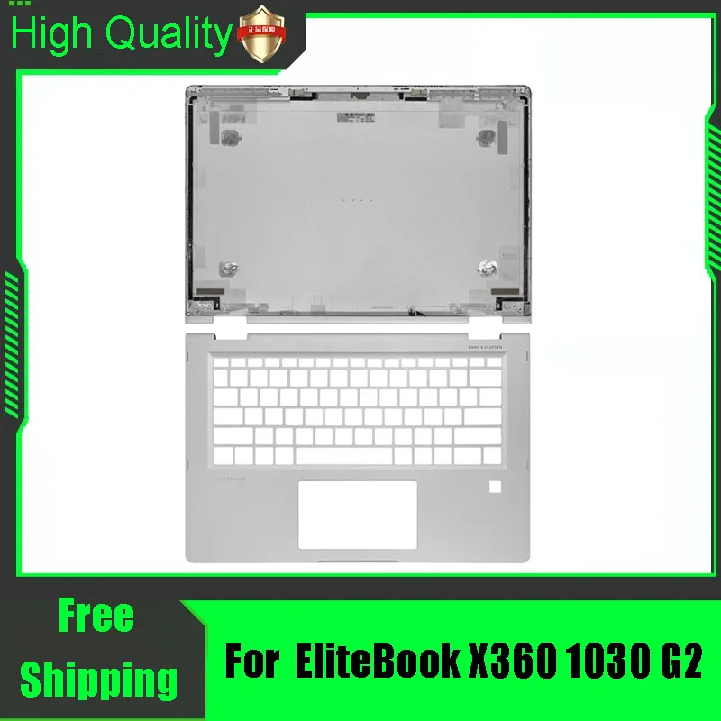 pour-elitebook-x360-1030-g2-hsn-104c-ordinateur-portable-couvercle-arriere-superieur-du-capot-arriere-repose-poignets-boitier-superieur-argent