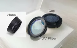 New UV Filter Lens + Lens Hood + Cap for Rollei 35S 35SE 40 2.8 30.5mm