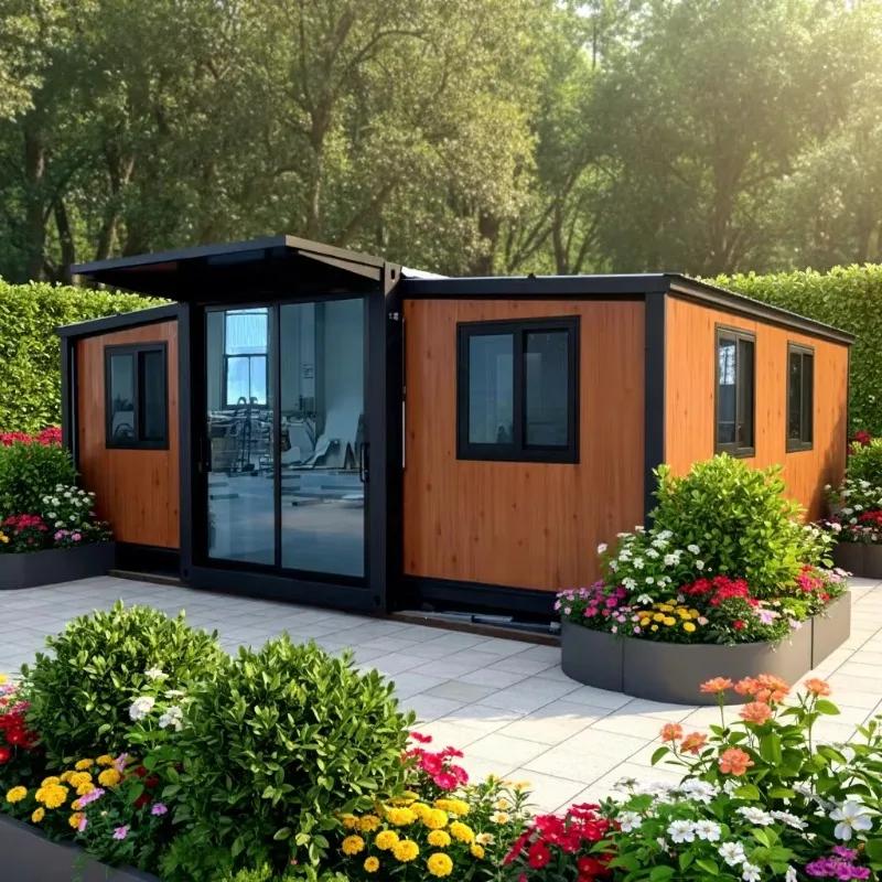 20ft 40ft Container House Folding Staff Dormitory Tiny House Luxury Prefab Container House Modular Scalable Home Familiy Living