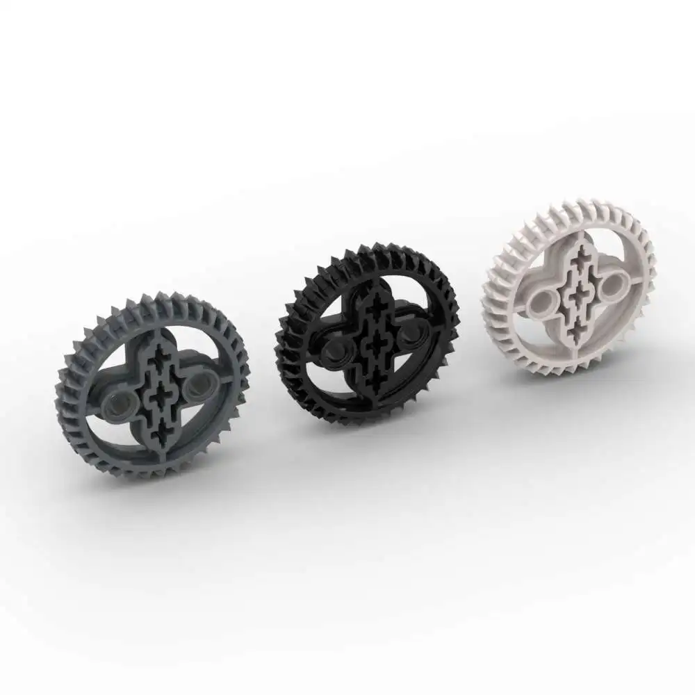 MOC 1PCS 32498 High-Tech Two Bevel Brick Gear 36 Tooth  Stitching Substitutable Building Block Toy Adults Boys Holiday Gift