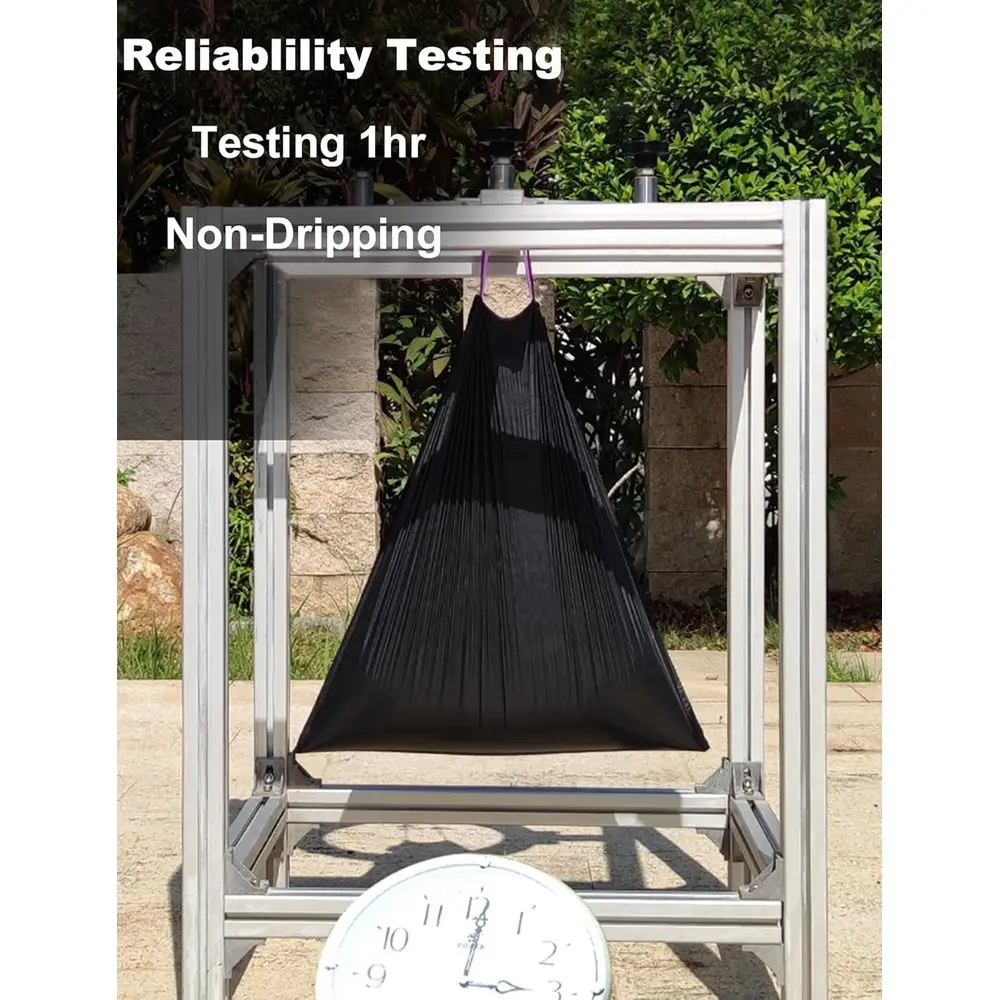 Soporte Móvil para Bolsas de Basura con Ruedas para Exteriores y Jardín, con 15 Bolsas de Basura de 39 Galones con Cordón |   Capacidad para 35-65 Galones L