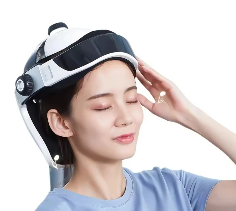 

Массажер для головы, шлем, автоматический инструмент для массажа кожи головы, домашний пресс для головы, разминание, царапины головы