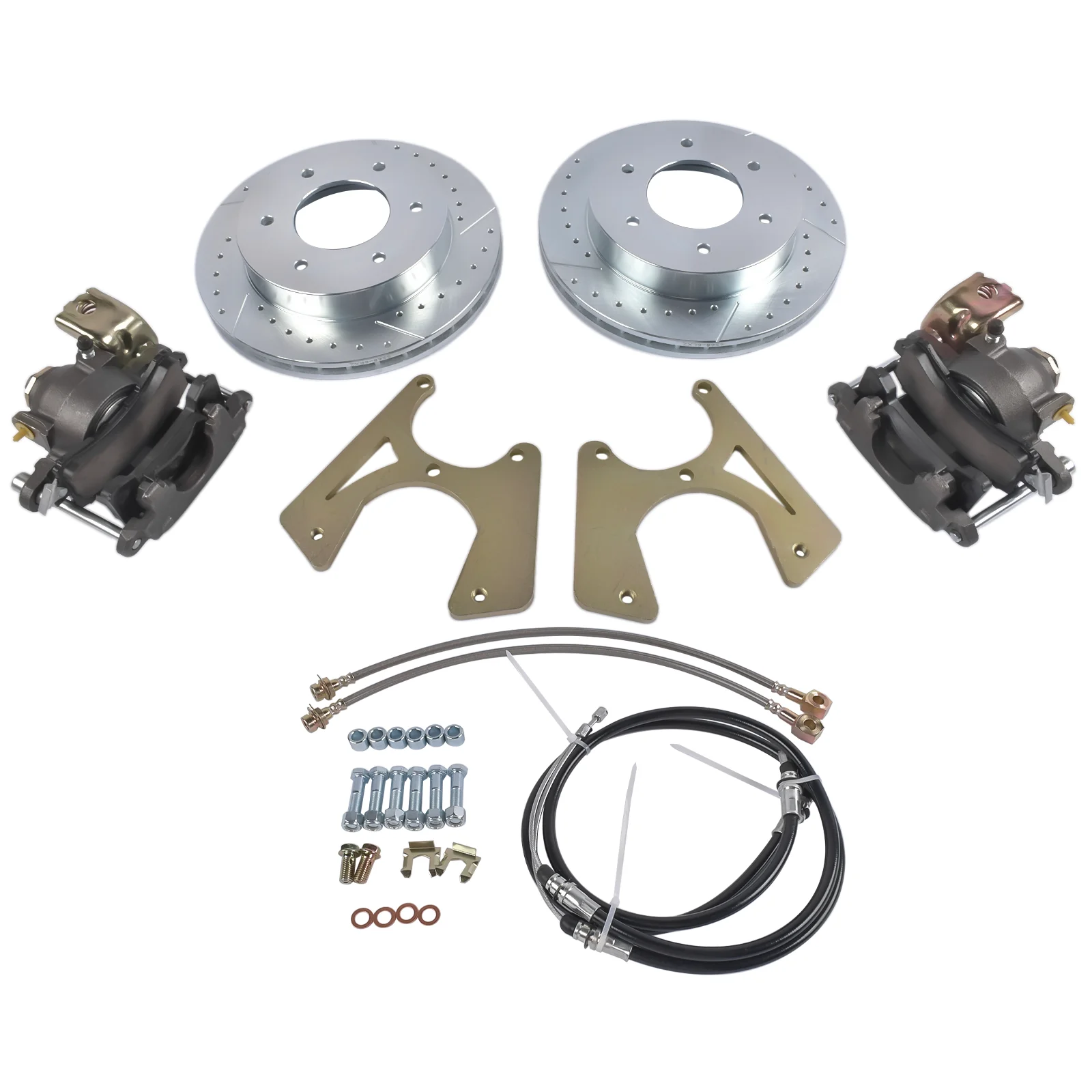 Rear Disc Brake Conversion Kit 6 Lug Wheels for C10 K10 C15 K15 Truck