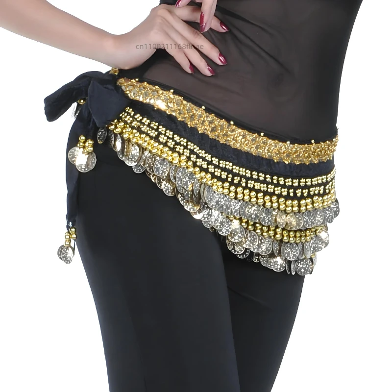 248, поясные цепочки для танца живота с блестками, тренировочные пояса для танца живота, аксессуары для талии, поясные шарфы, танцевальные виды спорта