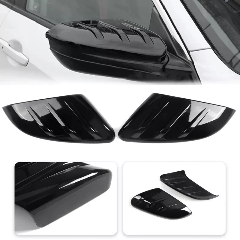 

Pair Side Wing Mirror Cover For Honda Civic 10th Gen. 2016-2021 Mugen Style Rear View Mirror Cover Cap Glossy Black/Carbon Fiber
