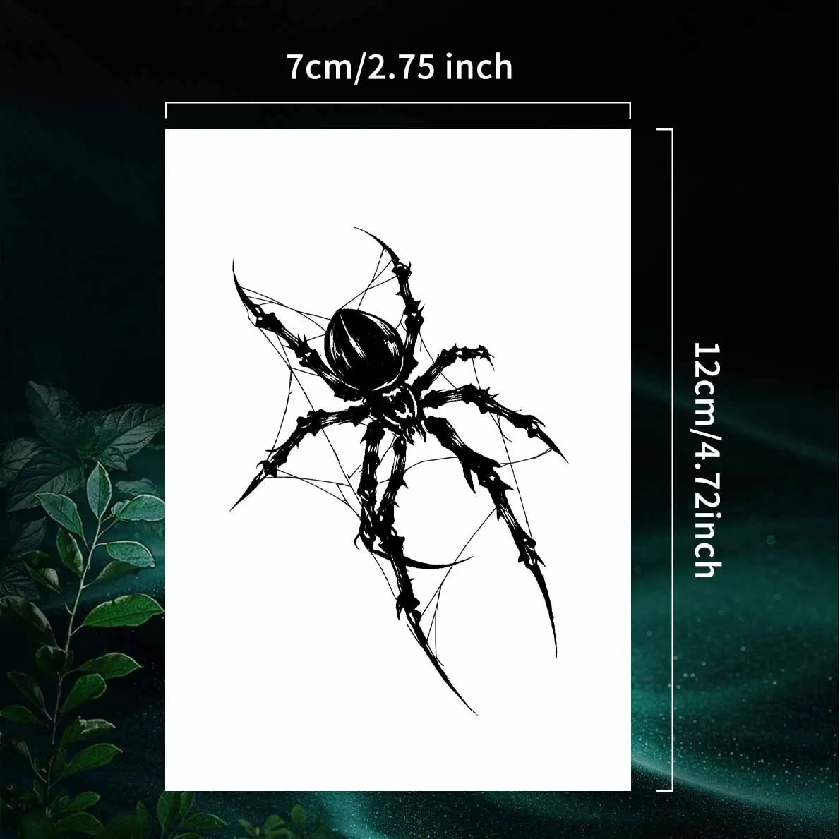 1 Sheet Per Pack Temporary Tattoo Sticker Waterproof Long Lasting Arm Leg for Women