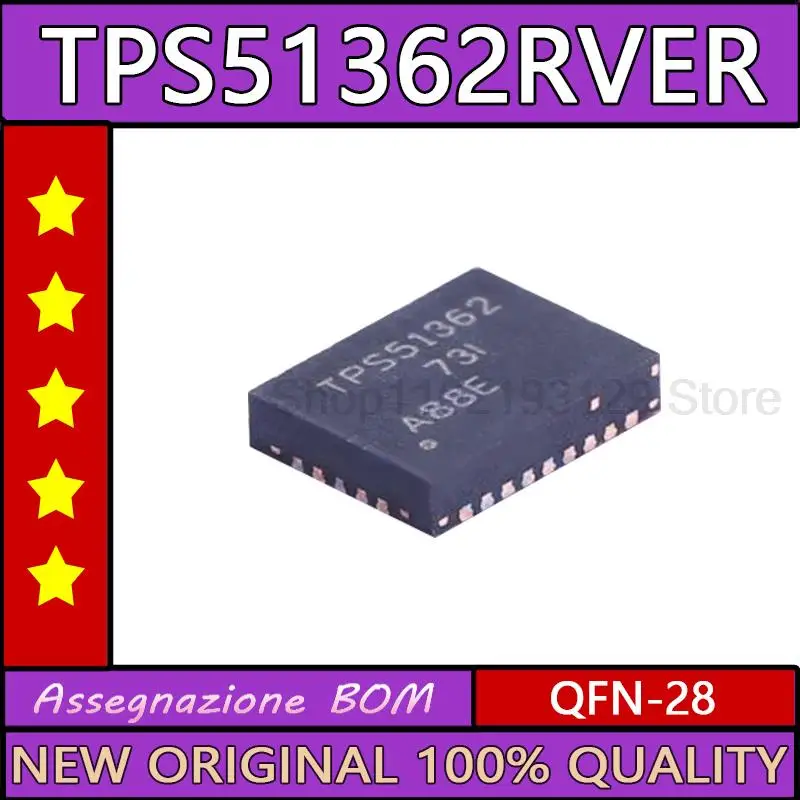 10PCS TPS51362 TPS51362RVER QFN-28 New original ic chip