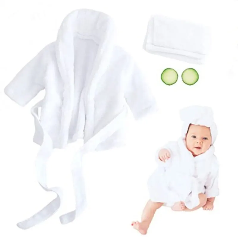 

5 PCS/Set Newborn Photography Props Baby Boys Girls Bathrobes Wrap Infant Photos Prop With Cucumber Slice Fotografia Accessories