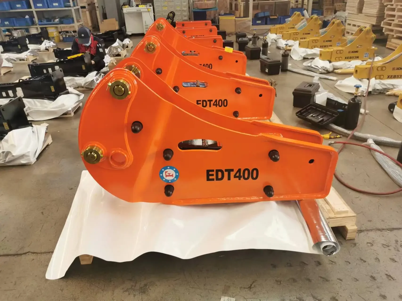 Eddie53 Hydraulic Hammer Crusher EDT300 New Conditions for Mining Construction