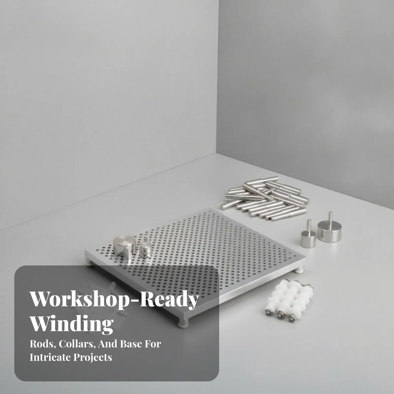 DIY Cord Winding Tool Perforated Steel Board for Quilling and Jewelry Making