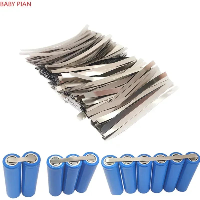 100g/pack Spot Welding 18650 Li-ion Battery Nickel Strip Sheet 0.1x5/0.12x7mm Connection Piece Nickel Strip Spot Welding Machine