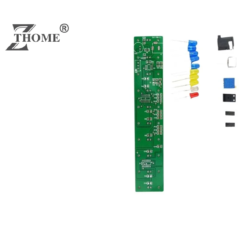 DIY Sound Control LED Music Spectrum Electronic Kit Crystal Column Audio Display PCB Soldering Practice Kit LM339 LM358 DC5-12V