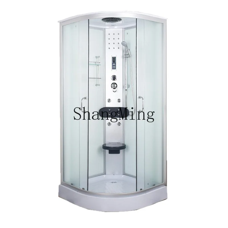 CL Partition Fan-Shaped Dry and Wet Shower RoomIntegrated Shower Room Bathroom All-in-One Household Simple Shower Room Glass
