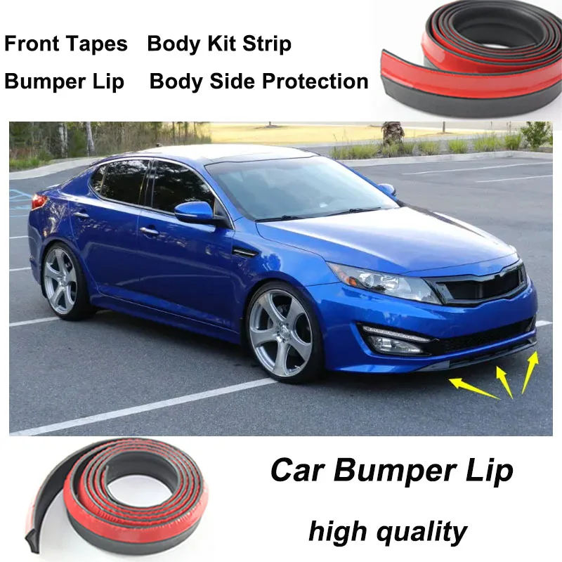 

Car Bumper Lips For KIA K5 Lotze Advance Innovation Optima Regal Magentis Car Body Kit Strip / Front Tapes / Body Chassis Side