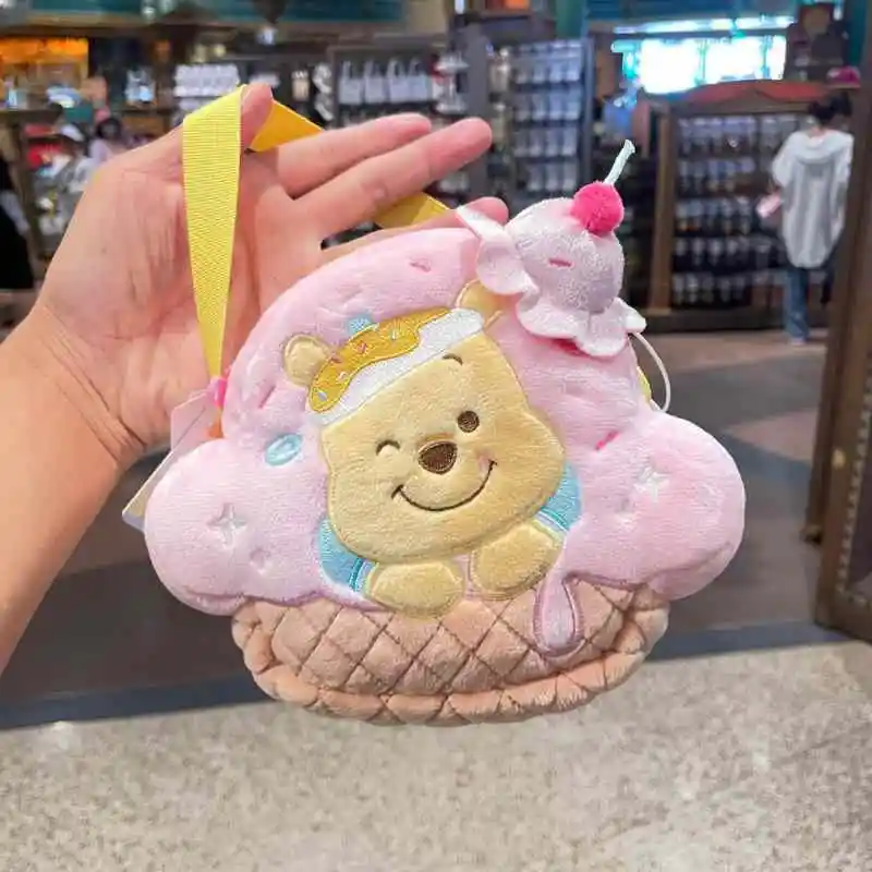 Shanghai Disneyland, China Domestic Ice Cream Agency Winnie Bear Handbag Cute Mini Candy Bag Pop Handbag