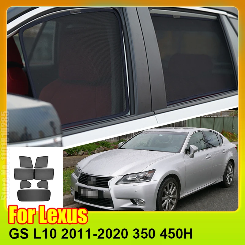 

Автомобильный Магнитный солнцезащитный козырек для Lexus GS L10 2011-2020 350 450H, передняя ветровая занавеска, задний козырек