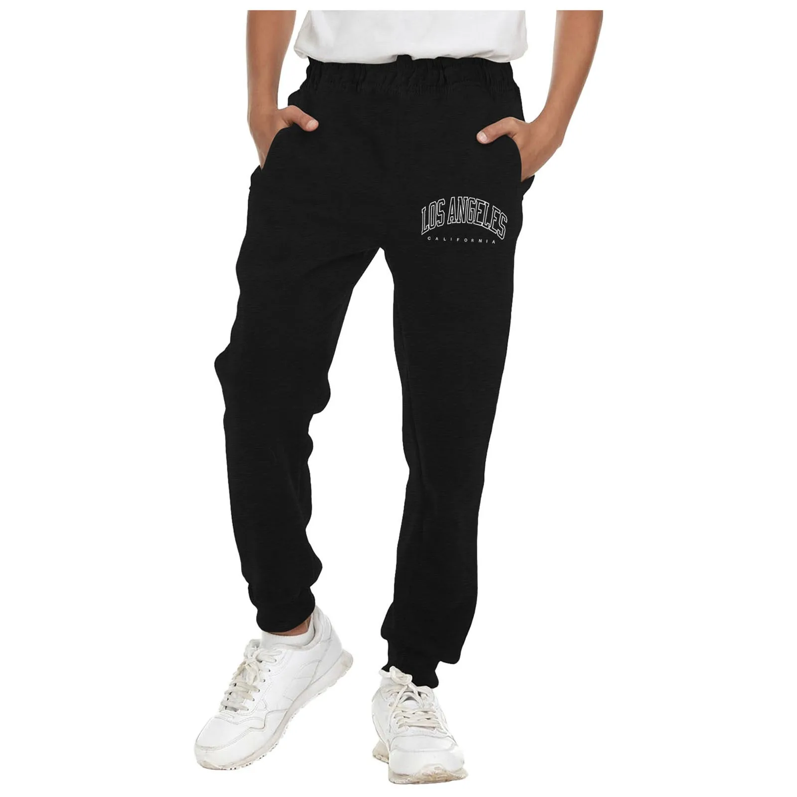 

5t Toddler Boy Kids' Midweight Fleece Cuffed Sweatpants Cozy And Sturdy Long Trousers For Boys And Girls' Daily 3 4 Boy Clothes