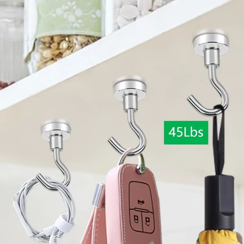 1-20PCS Strong Magnetic HookE10 E12 E16 E32Heavy Duty Wall M