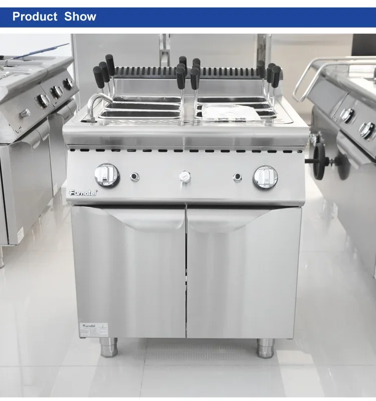 Instant Noodle Pasta Boiler Cooker Commercial  With Cabinet