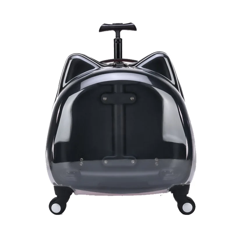 

New Pet Trolley Case Portable Transparent Airbox Large Capacity Cat & Dog Outing Bag