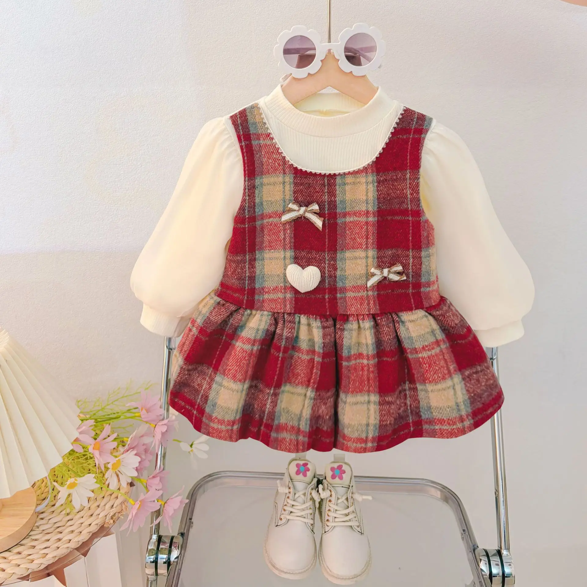 Girls Dresses Spring Autumn Children Cute Long Sleeve Dress For Baby Girl Princess Party Clothes Kids Costume Toddler Dresses 3Y