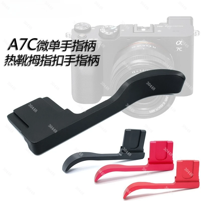 Thumb Grip Handle Accessory for Sony A7C Mirrorless Camera with Cold Shoe Hand Grip