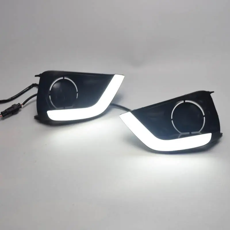 SAAR Suitable for Toyota New Exclusive 14-15 Vios Special Car Daytime Running LED Exterior Lights